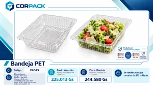 Bandeja PET F40A5