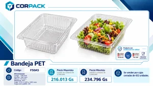 Bandeja PET F50A5