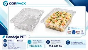 Bandeja PET H35A5